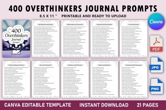 400 Overthinkers Journal Prompts