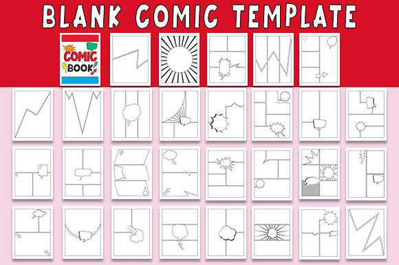 Blank Comic Book Template