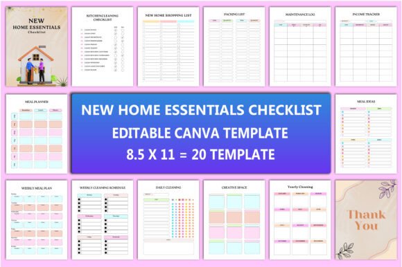 Editable New Home Essentials Checklist: A Practical Tool for Real-Life Transitions