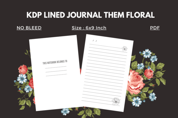 LINDED JOURNAL THEM FLORAL KDP INTERIOR