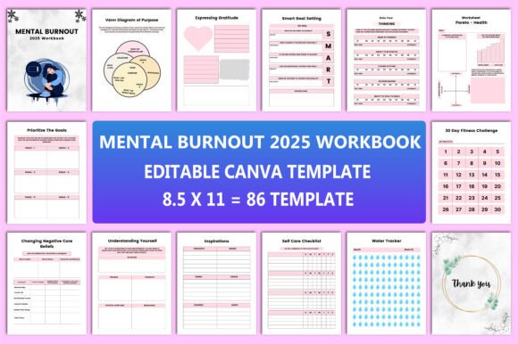 Mental Burnout Workbook 2025