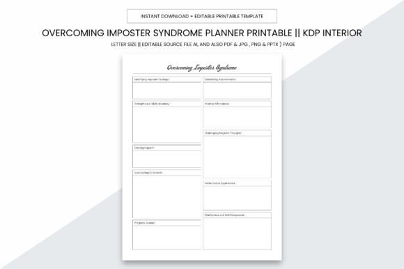 Overcoming Imposter Syndrome Planner