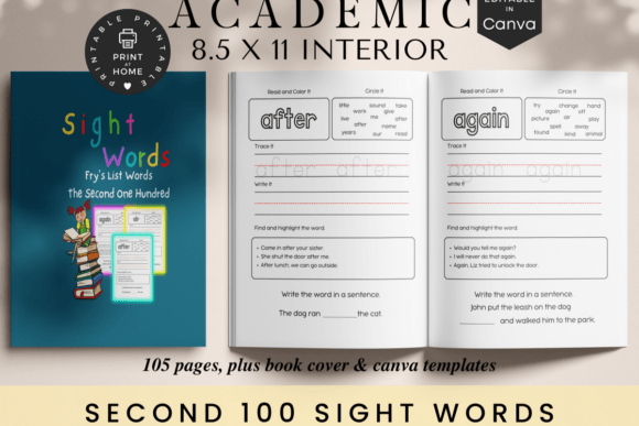 Second 100 Sight Words Workbook