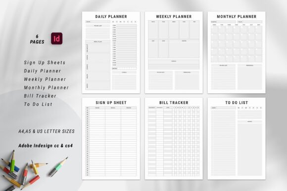 Ultimate Planner Bundle Pack.28: Your All-in-One Customizable Planning Solution